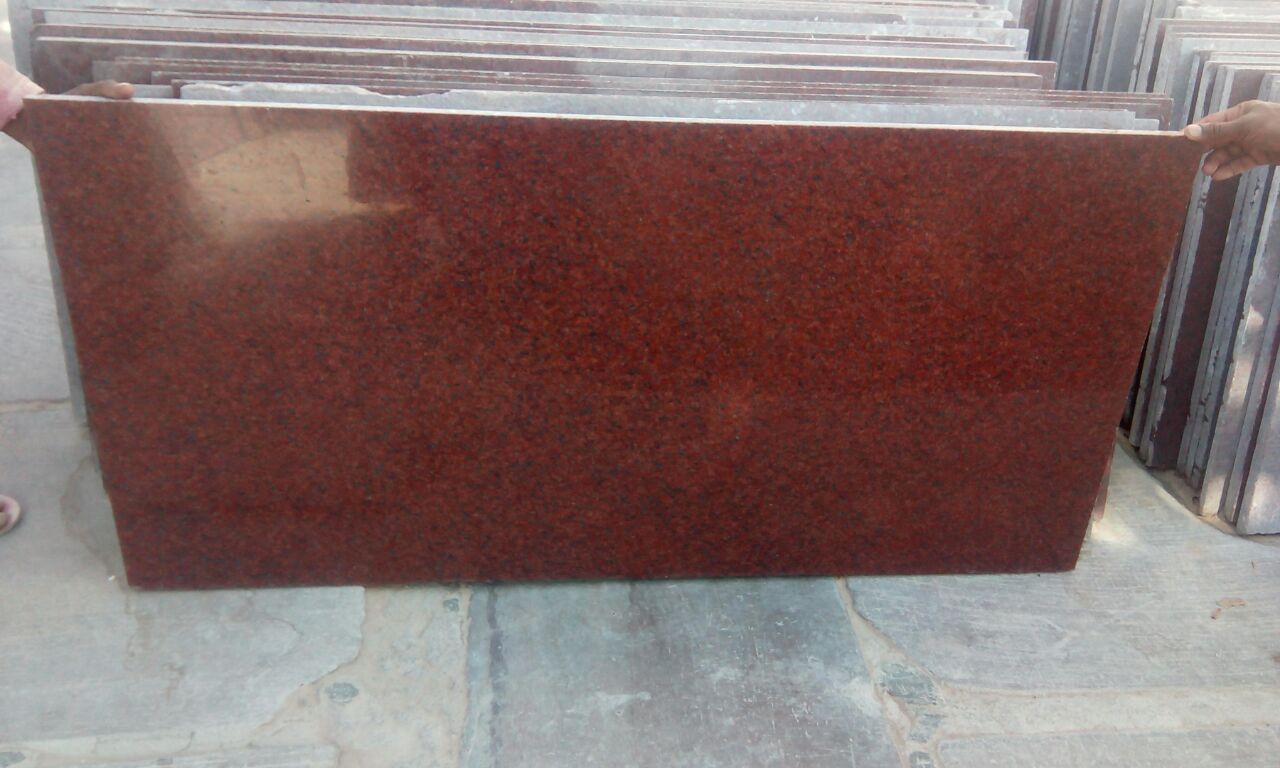 Jhansi Red Granite in India for Counter Top Flooring